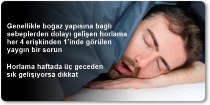 Horlamaya Yol Açan Etkenlere Dikkat
